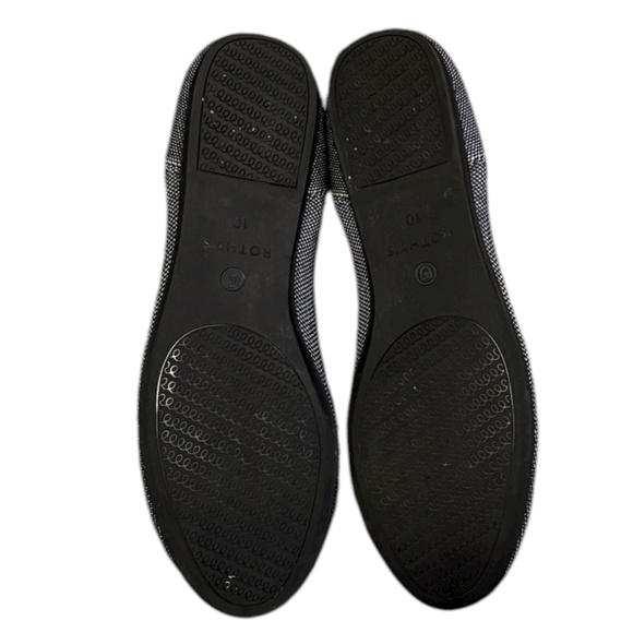 Rothy’s Black & White Herringbone Flats — Size 10 - Picture 4 of 4